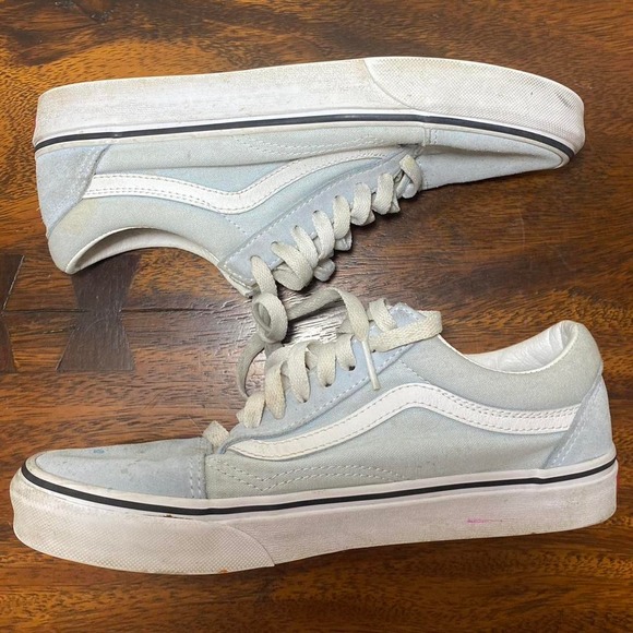 Van SK8 Low Pastel Blue Size 6.5/8 Women's - Picture 2 of 4